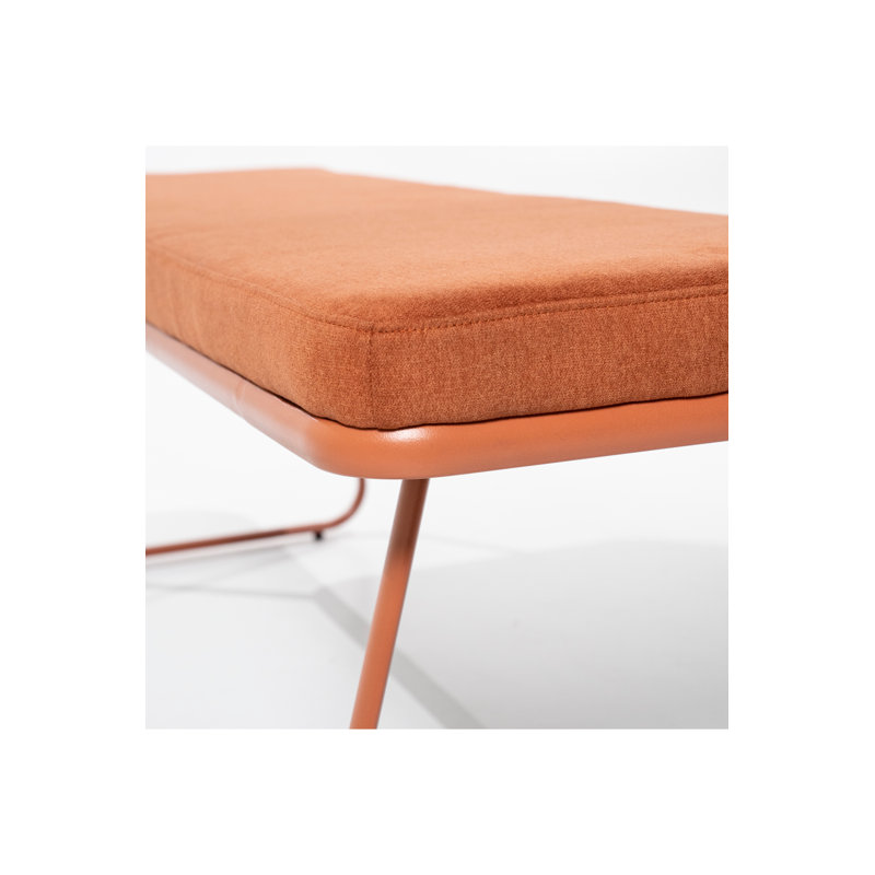 Bench Upholstered Dining Bench, Terracotta