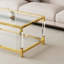 Table basse transparente