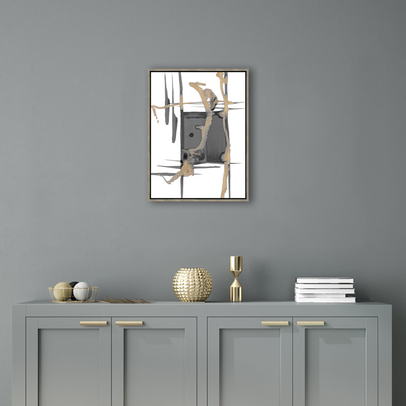 Piece Of Your Heart V Print by Danielle Davis, Image Brush Gel, 41.75" H x 31.75" W x 1.5" D