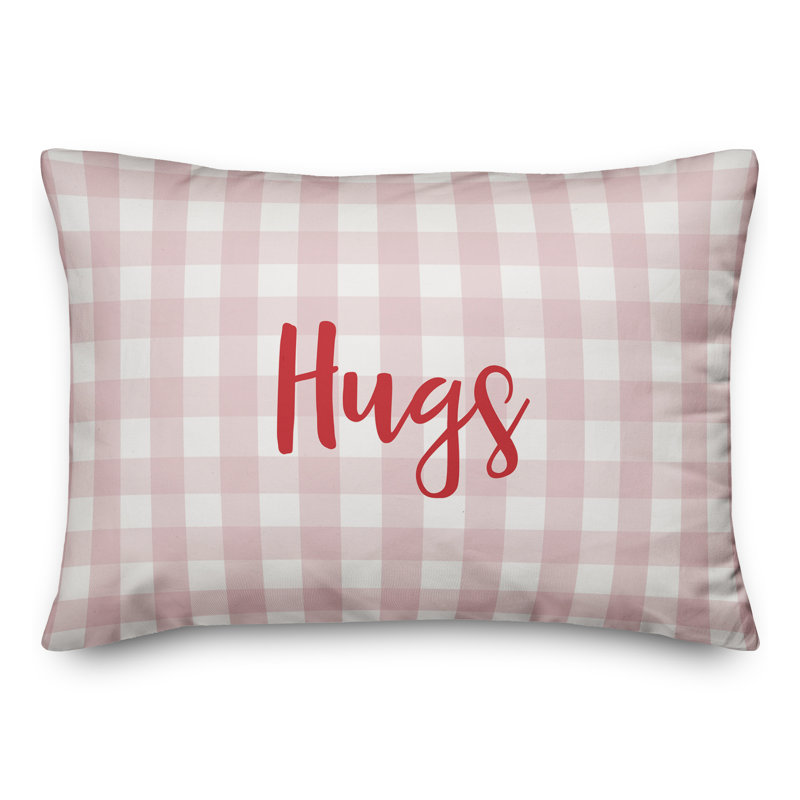 Coussin Hugs, Rouge / rose