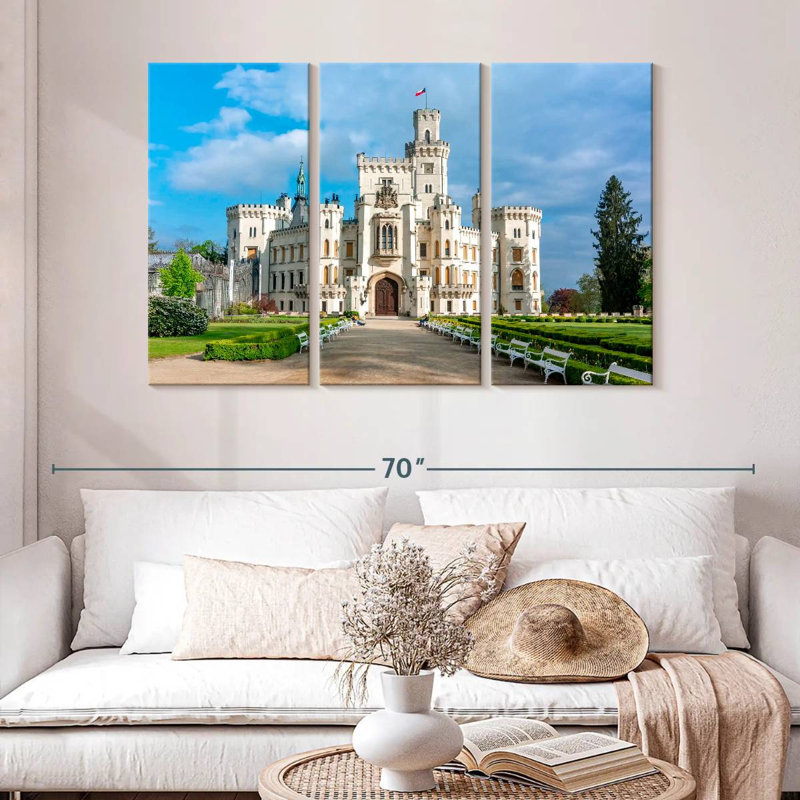 Château de Hluboka, H 32 po x l 50 po