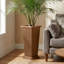Ensemble de 2 grandes jardinières d'extérieur, pot de fleurs carré-1729395363-1729395368