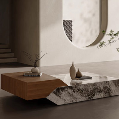 Light luxury minimalist design coffee table