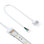 5 Pin IP67 Outdoor LED Strip Light RGB+W 12 in Wire Lead Connector, 2 Pack