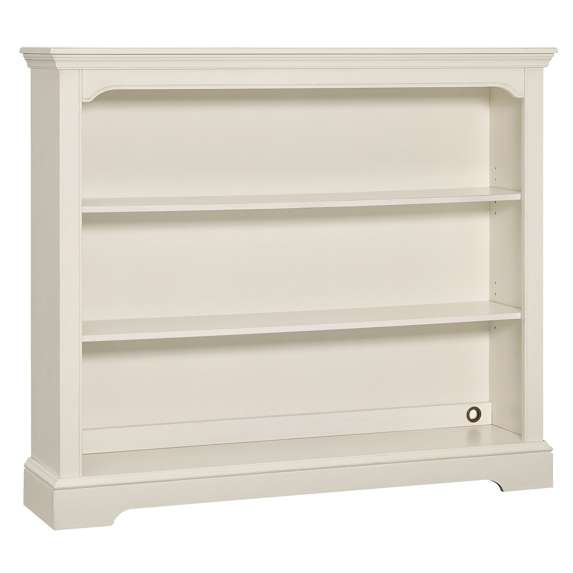 Charter Wide Bookcase, White Dove