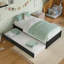 Lit plateforme en bois massif Lamariah avec lit gigogne assorti-435412024-457229957