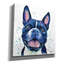 Art mural sur toile Winston Porter «Rainbow Dogs Boston Terrier» par Lindsay Kivi-16774941
