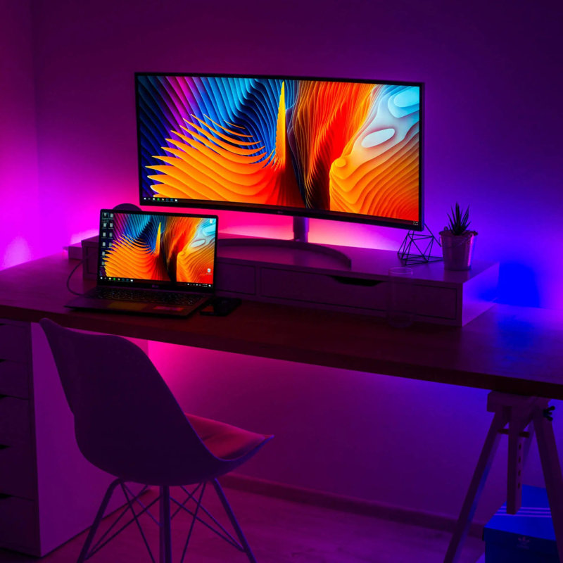 Smart LED Strip Light Kit, 32.8 ft