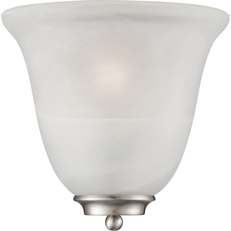 Plafonnier encastré à intensité variable 1 lumière Charmaine, Nickel brossé