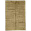 Hand Knotted Area Rug in Gold