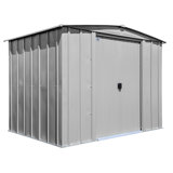8 ft. W x 6 ft. D Galvanized Steel Storage Shed