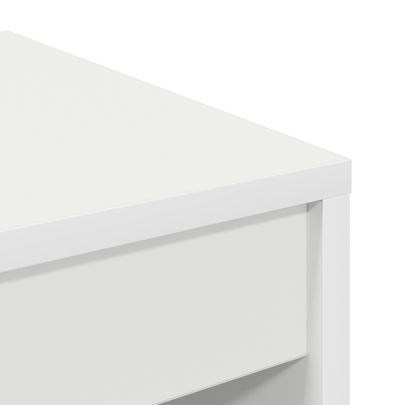 Writing Desk Particle Board 76 Cm, White, 76cm H x 60cm W x 40cm D