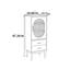 Multi-functional minimalist corner storage cabinet