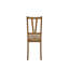 Chaise à dossier à lattes