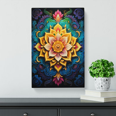 Mandala Tachisme No.2 - Wrapped Canvas