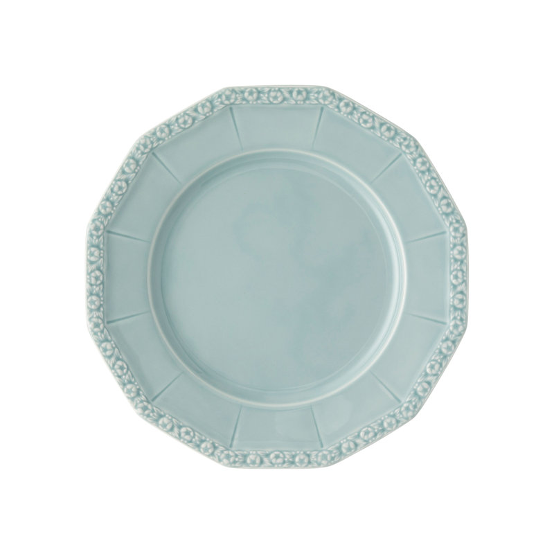 Maria Porcelain Dinner Plate, Pale Mint