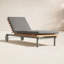 Perch Outdoor Teak Chaise Lounge-48482323-96832066