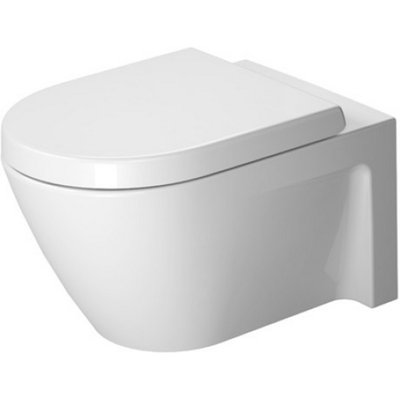Starck 2 Dual Flush Round Toilet Bowl Wondergliss (Seat Not Included)
