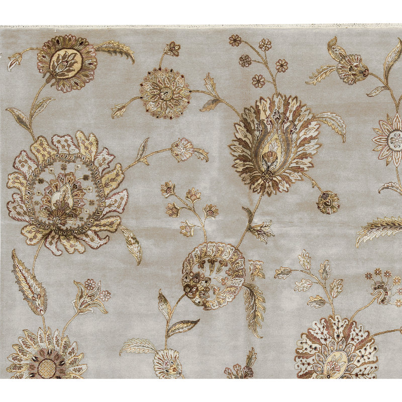 Tapis chameau noué à la main de haute qualité