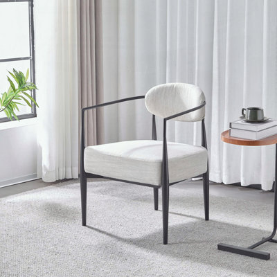 Fauteuil d'appoint rembourré Mid-Century