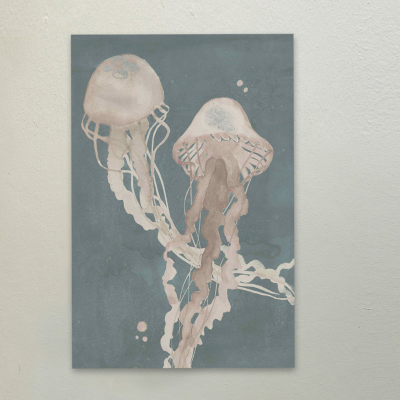 Jellyfish Dance I - Wrapped Canvas Print, 152cm H x 102cm W x 4cm D