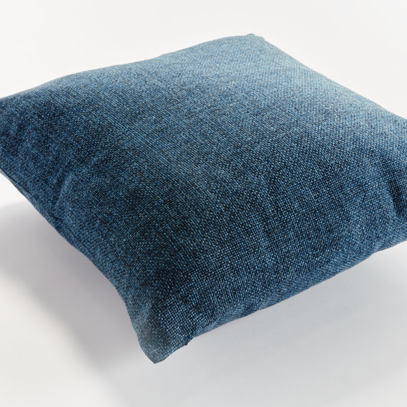 Bevin Polyester Indoor/Outdoor Pillow Cover & Insert, Square, 24"H x 24"W