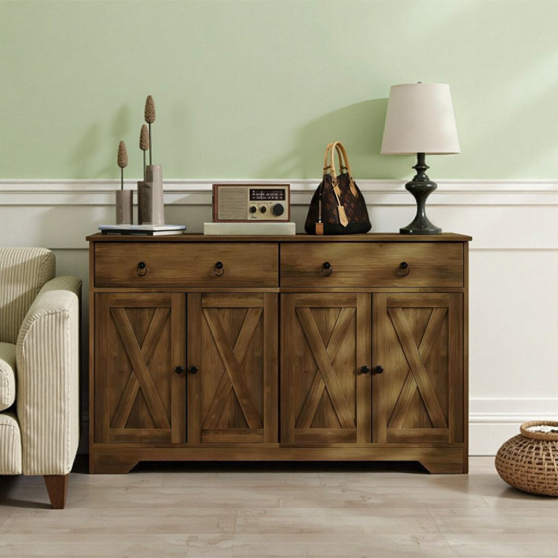 Buffet de porte de grange Farmhouse