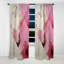 Rideau occultant en velours fuchsia Latrell - 1 panneau-87763009