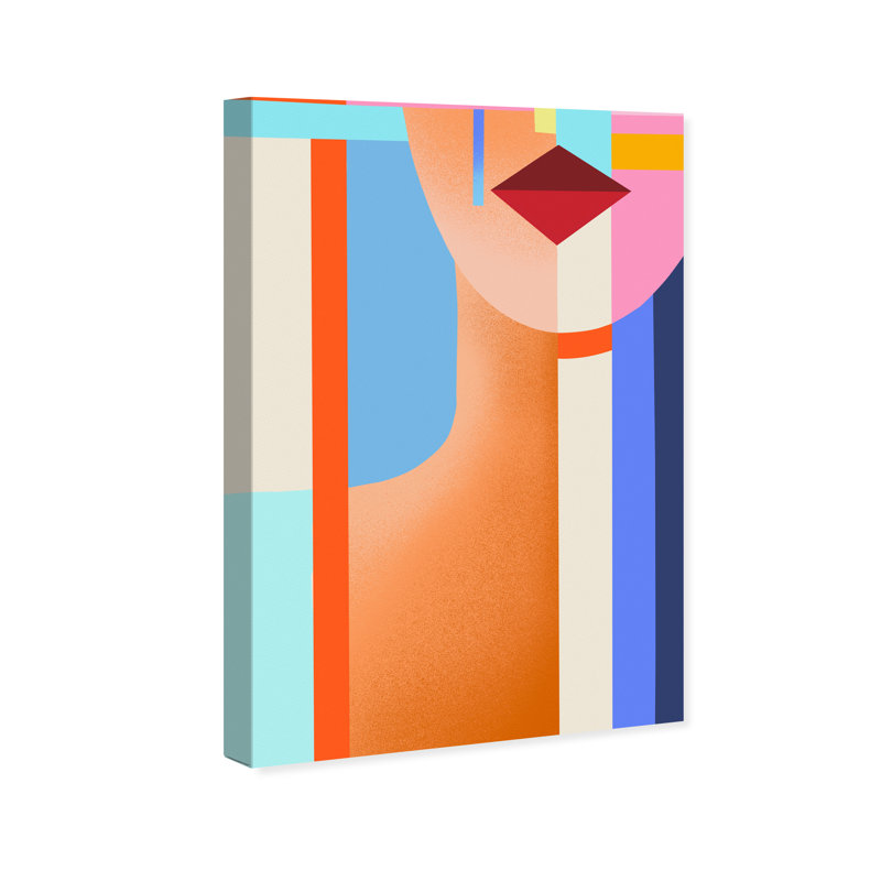Abstract Shaped Lady III Print, Wrapped Canvas, 54" H x 36" W