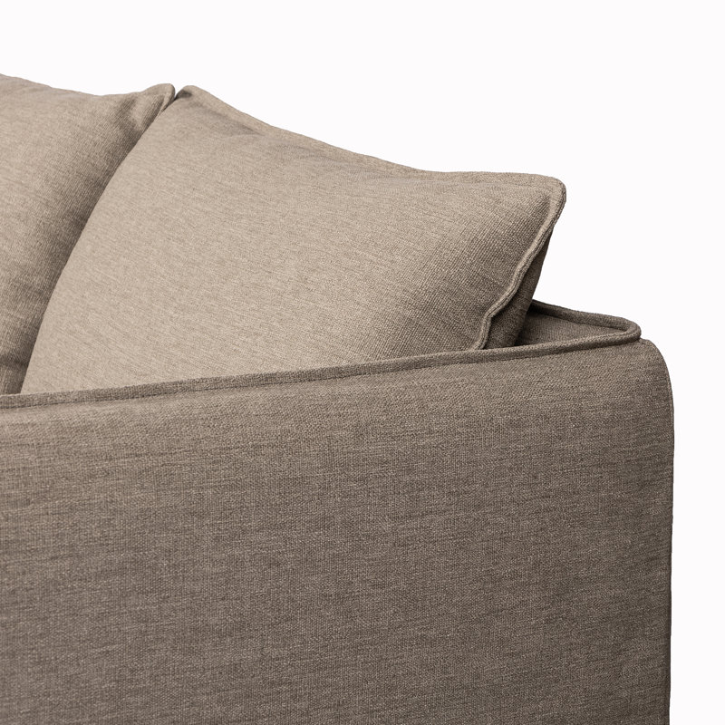 Andre Outdoor 3 - Seat Patio Sofa, Alessi Fawn