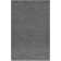 Tapis rectangulaire en laine / polyester gris anthracite Buster