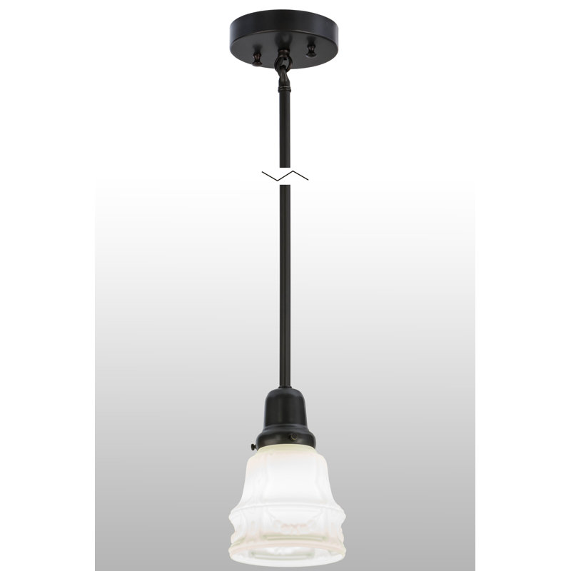 Luminaire suspendu artisanal 1 lumière brun