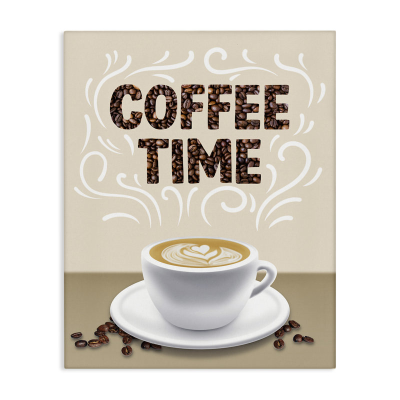 «Traditional Coffee Time Brew Canvas», conception par Marcus Prime, H 20 po x l 16 po