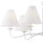 Hauser 6-Light Metal Chandelier, White