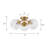 Pritee Glass Semi Flush Mount-505400710