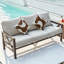 73" 3 - Person Patio Sofa With Thick Cushions