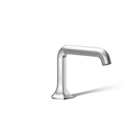 Occasion Sink with Straight Design Single Hole Bathroom Faucet with Drain Assembly
