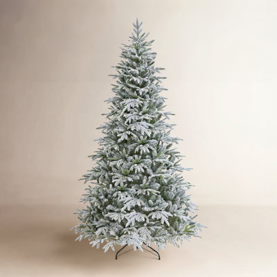 Frosted 7.5' Pre-Lit Fir Christmas Tree