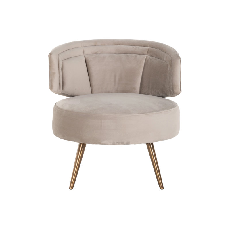 Hazel Upholstered Dining Chair, Brown