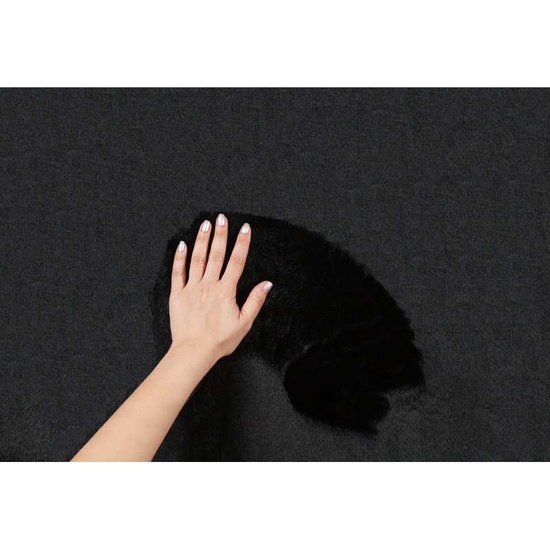 Schnabel Solid Colour Area Rug, Rectangular 70 x 140cm