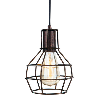 1 - Light Natural Geometric Pendant