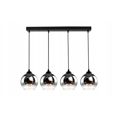 Lineare Pendelleuchten-Set 4-flammig Viridian