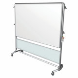 Ghent Nexus Idea Wall, Mobile 2-Sided Porcelain Magnetic Whiteboard