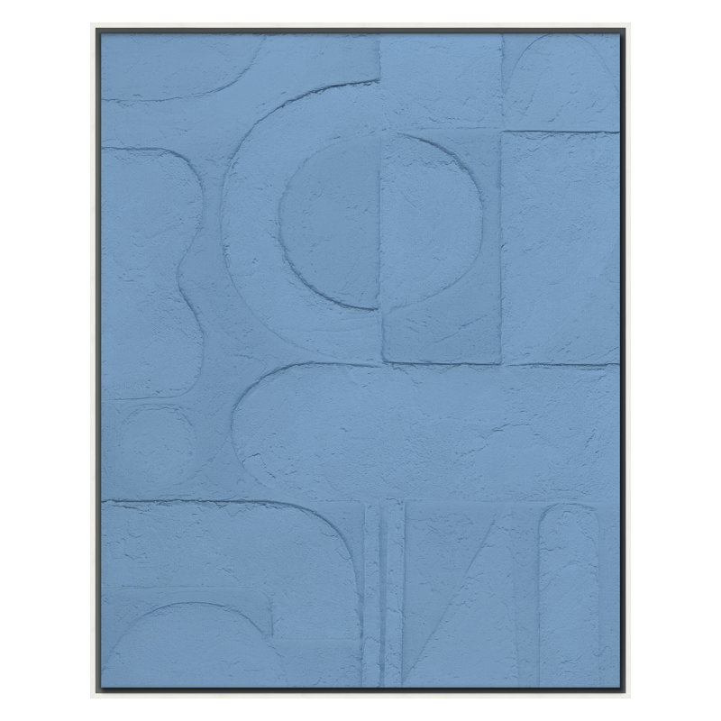 Stratus Print by Blakley, Shana, 30" H x 24" W, White, Blue