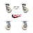 4 Piece Nylon Caster Set