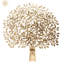 Arbre de vie suspendu à la main en laiton 23 po - symbole de banian, décor élégant inspiré de la nature pour le salon, la chambre à coucher ou le vestibule