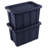 Sterilite Tuff1 30 Gallon Plastic Storage Tote Bin w/Latching Lid, (4 Pack)