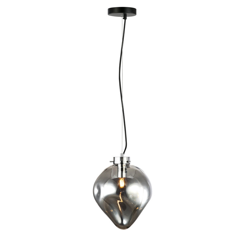 Daniaal 1 - Light Single Pendant, Smokey