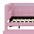 Upholstered Platform Bed With USB Ports And LED Belt, With Trundle-1494396158