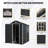 4 Ft X 6 Ft Outdoor Plastic Storage Shed With Floor,Black (W540S00042)